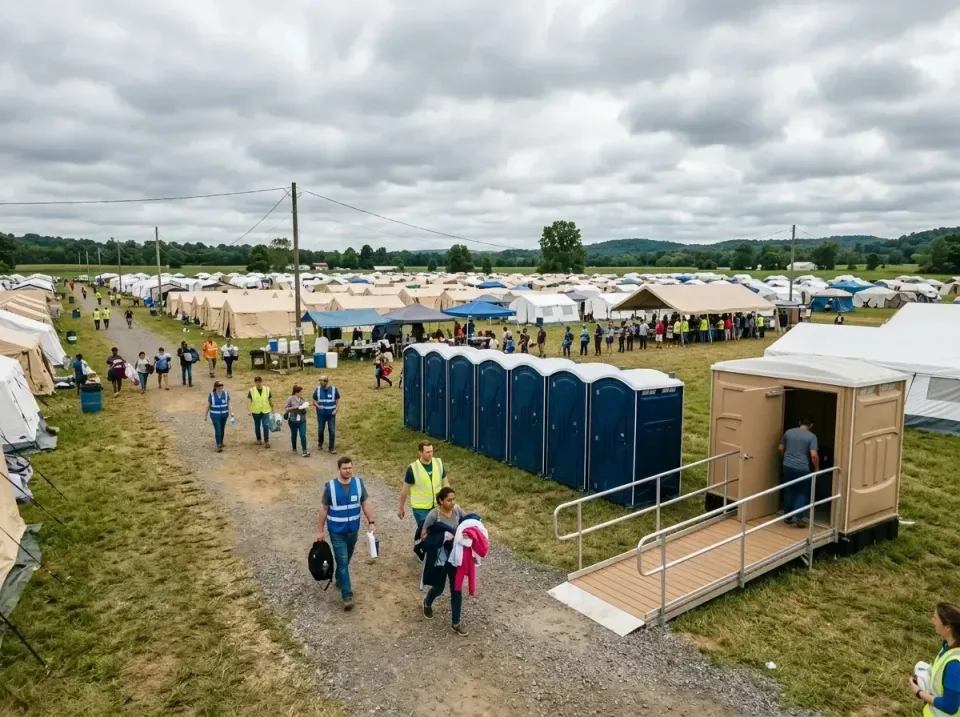 disaster-relief-camp-restrooms-010 — frequently asked questions, Dumpster & Portable Bathrooms Rental in Harbison Canyon, CA
